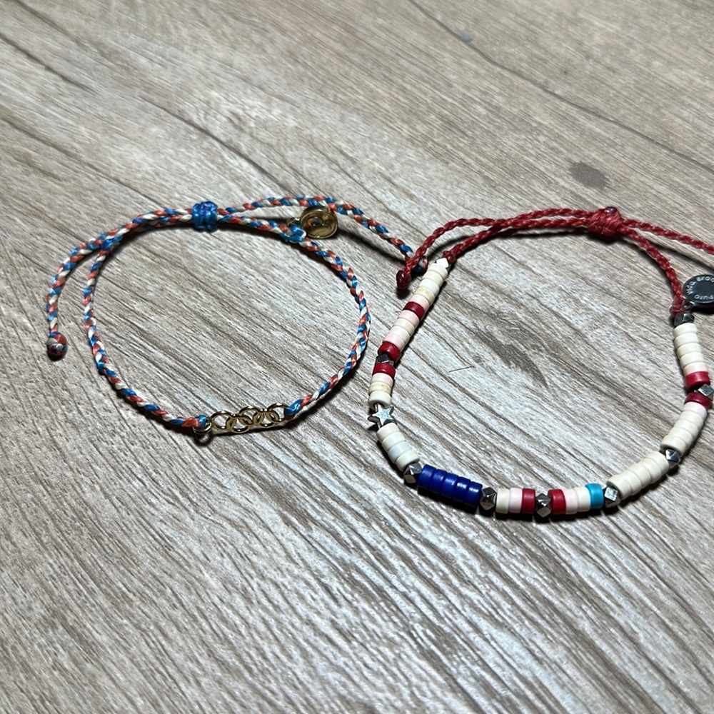 Rare Pura Vida USA & 4th of July Bracelets